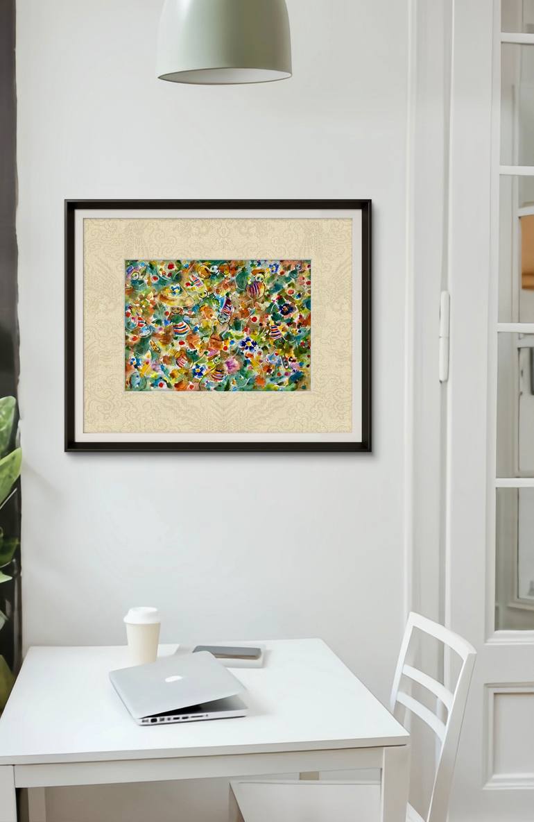 Original Surrealism Abstract Painting by Raissa Leonova