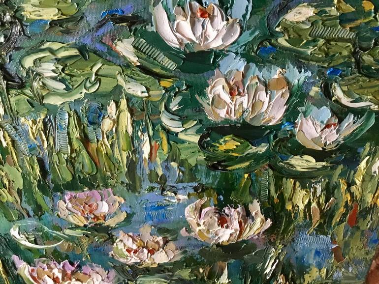 Original Impressionism Landscape Painting by Raissa Leonova