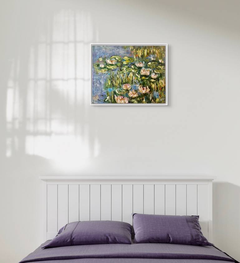 Original Impressionism Landscape Painting by Raissa Leonova