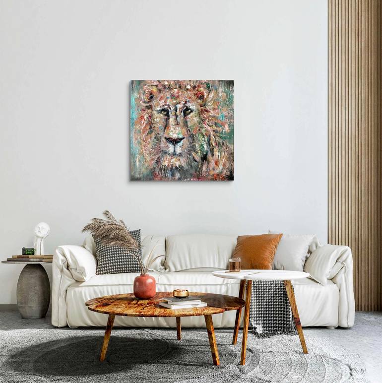 Original Pop Art Animal Painting by Raissa Leonova
