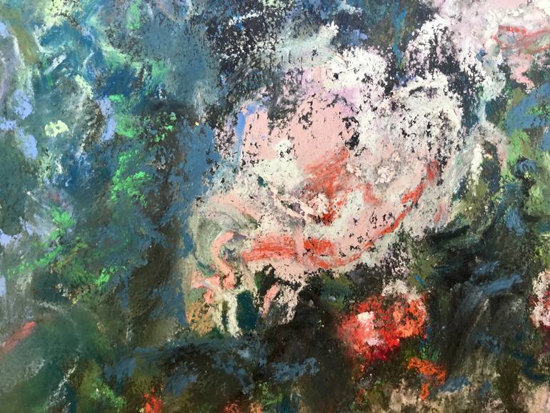 Original Impressionism Abstract Painting by Raissa Leonova