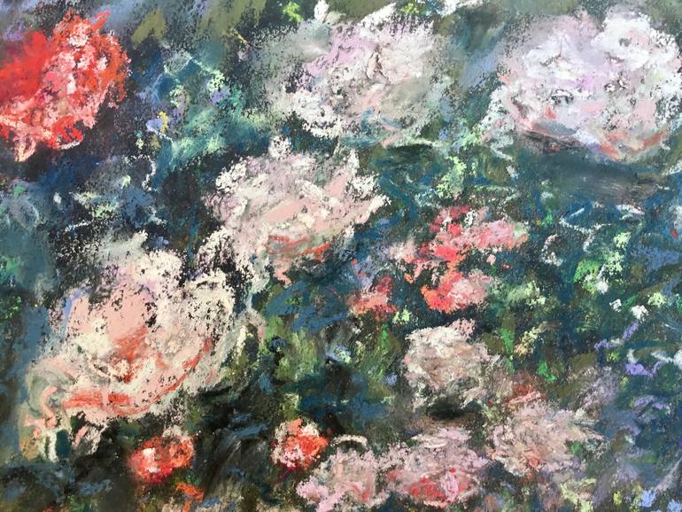 Original Impressionism Abstract Painting by Raissa Leonova