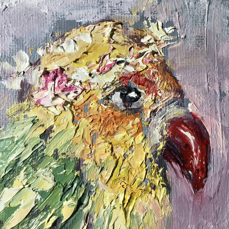 Original Animal Painting by Raissa Leonova