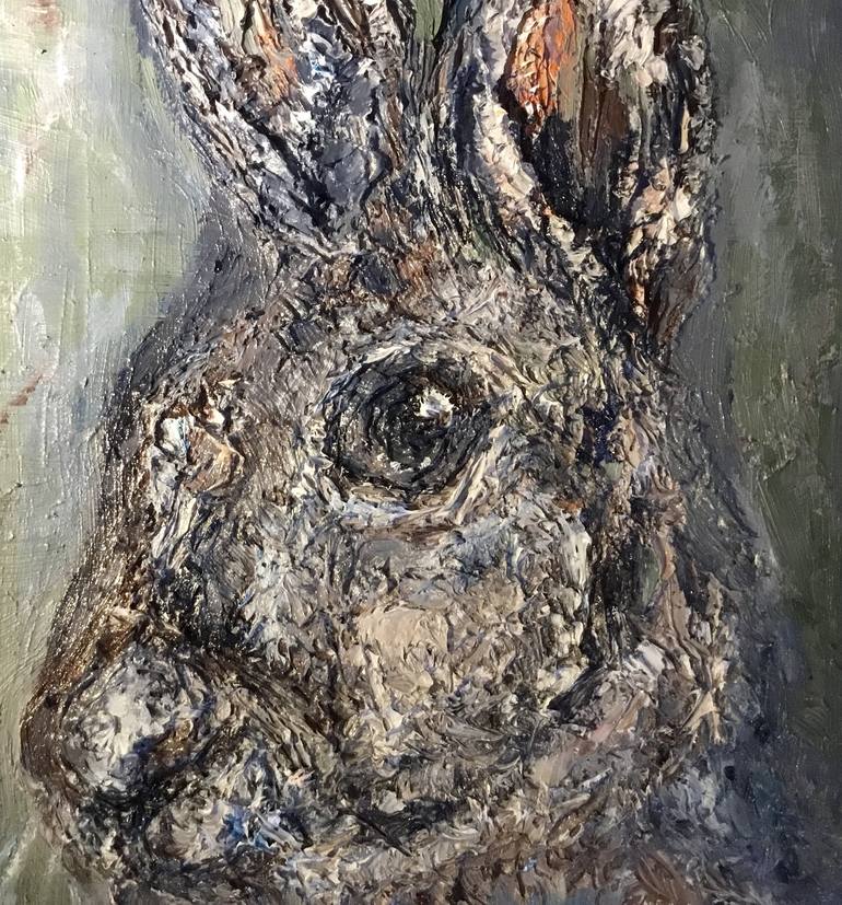 Original Art Deco Animal Painting by Raissa Leonova