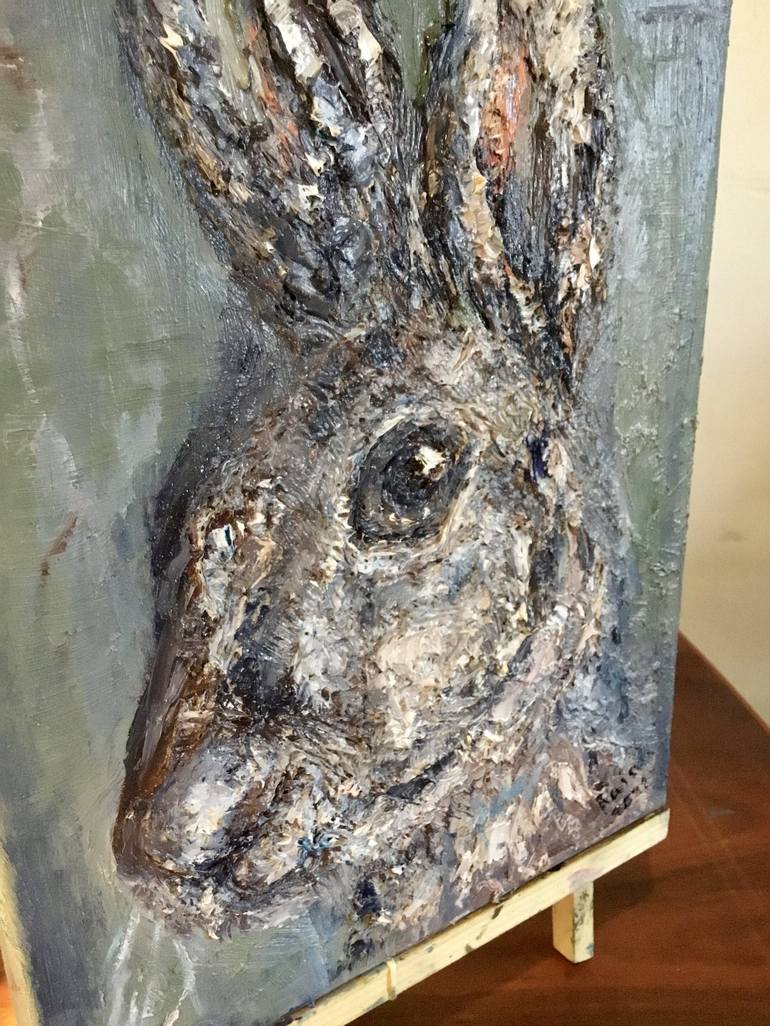 Original Art Deco Animal Painting by Raissa Leonova