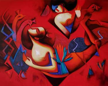 Original Love Paintings by Arvind Kolapkar