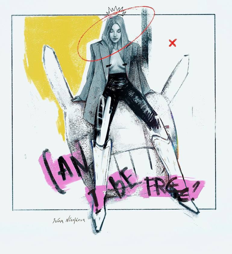 can-i-be-free-drawing-by-irina-nikolaeva-saatchi-art
