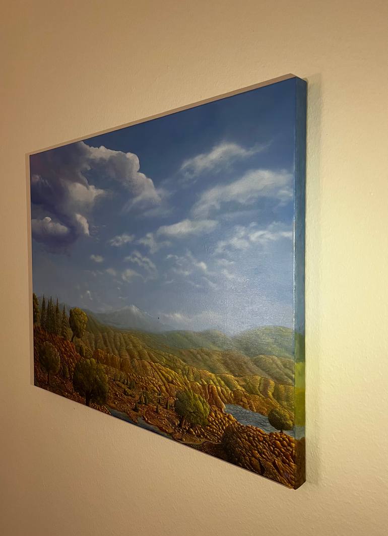 Original Impressionism Landscape Painting by Mark Smith