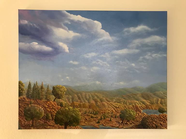Original Impressionism Landscape Painting by Mark Smith