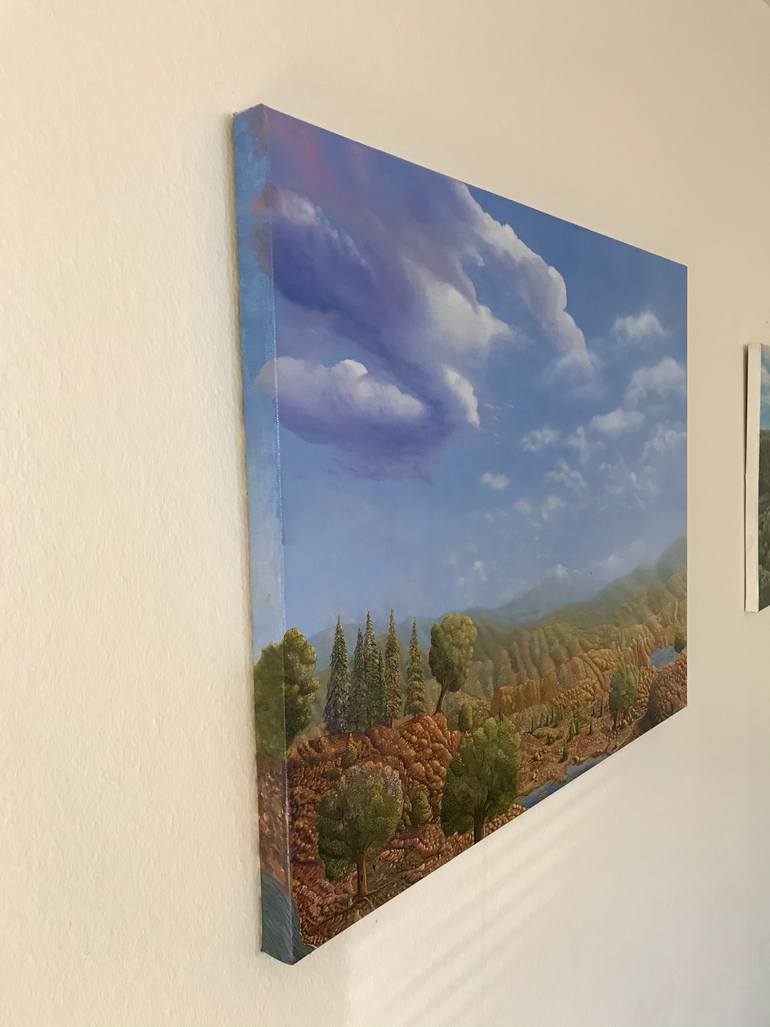 Original Impressionism Landscape Painting by Mark Smith