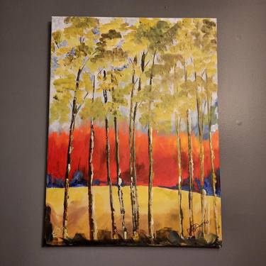 Original Abstract Expressionism Landscape Paintings by Edward DelForno