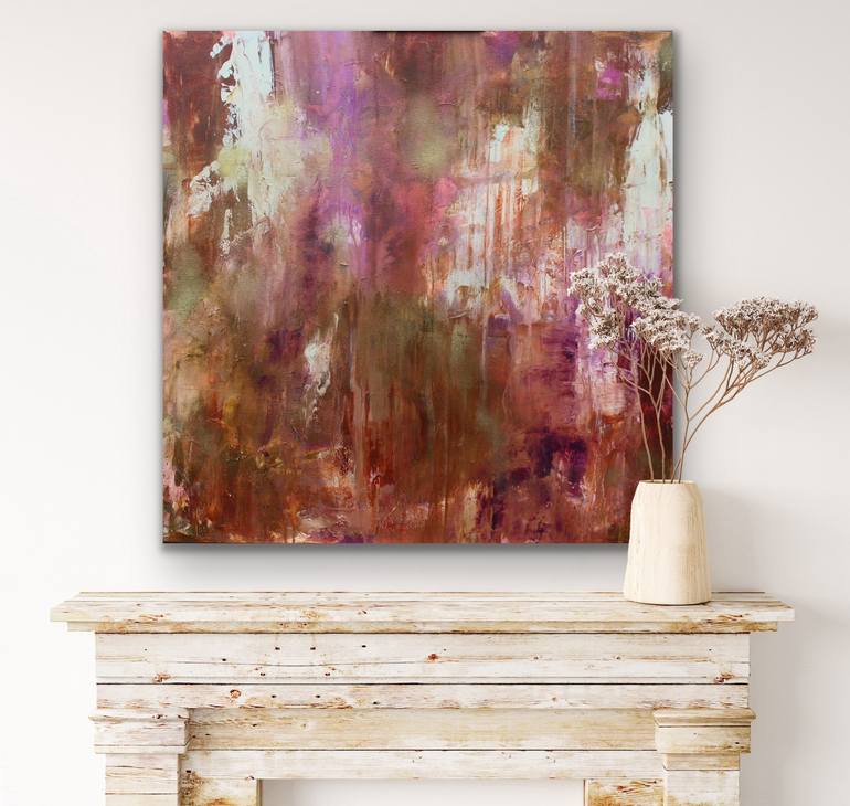 Original Abstract Expressionism Abstract Painting by Lisa Finlayson