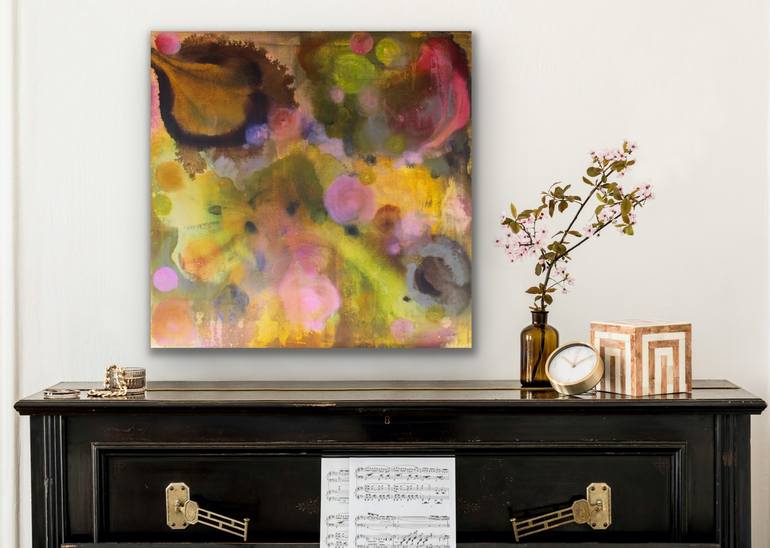 Original Abstract Expressionism Abstract Painting by Lisa Finlayson