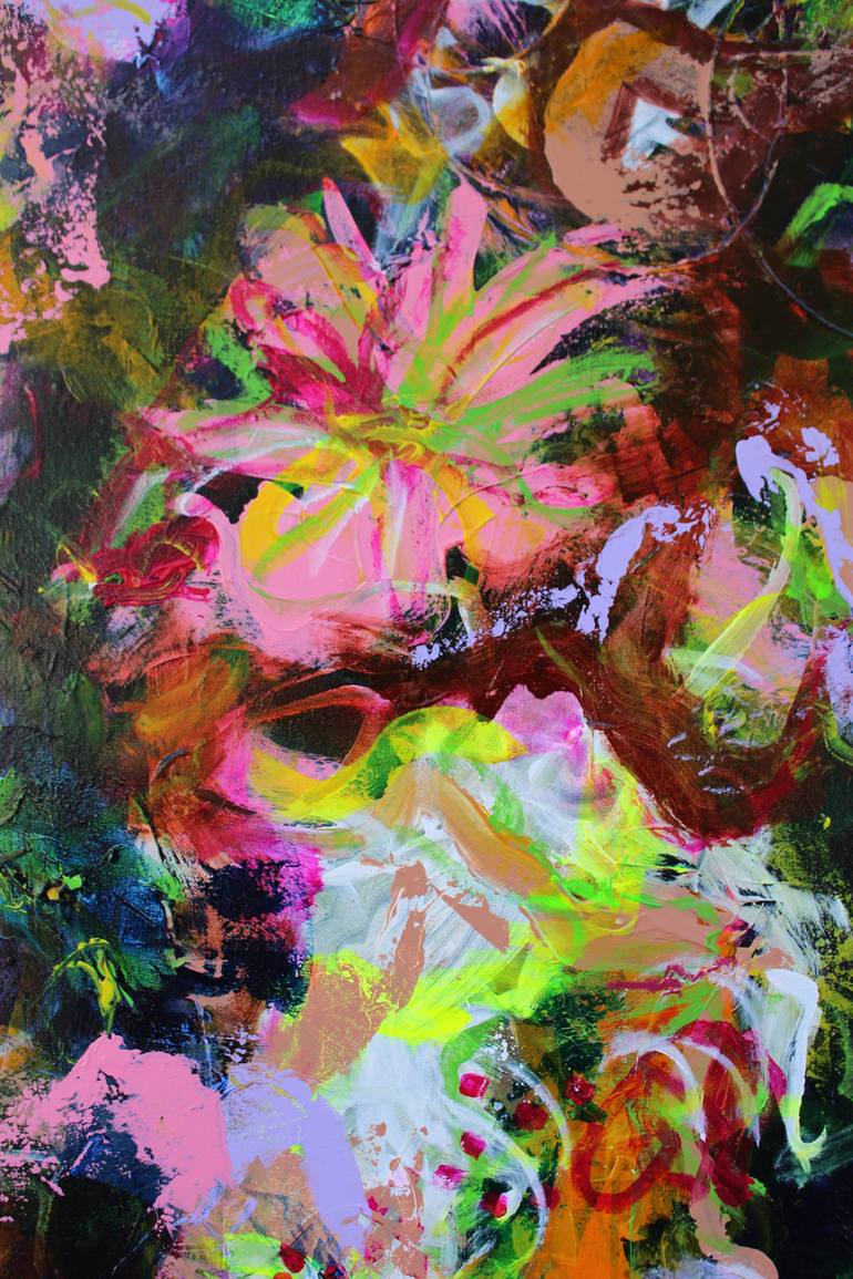 Original Abstract Expressionism Abstract Painting by Lisa Finlayson