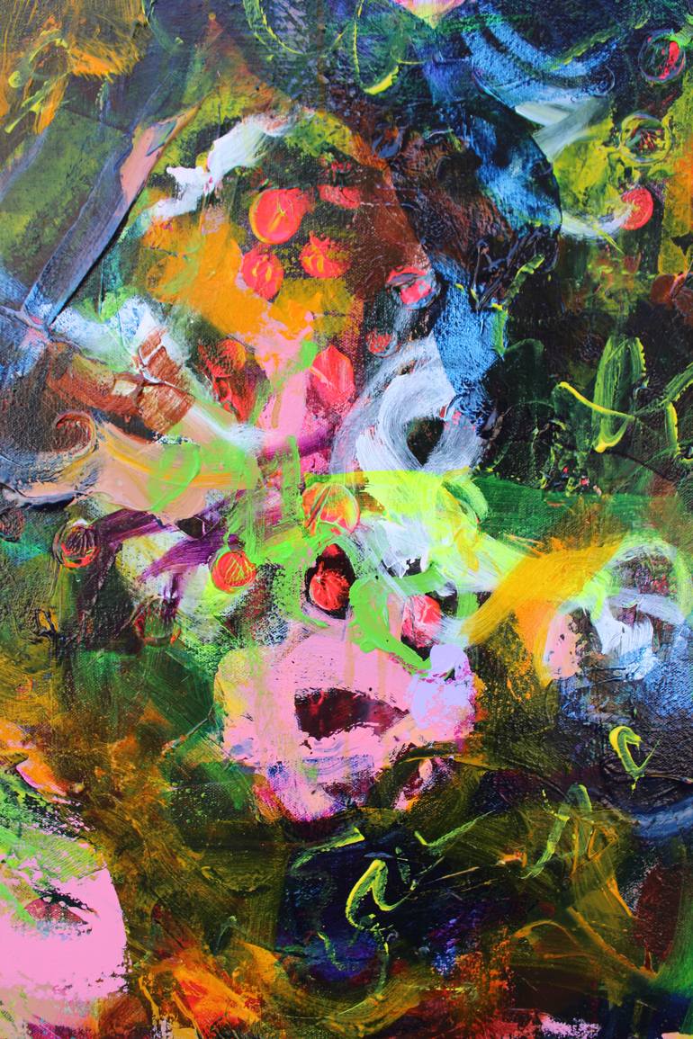 Original Abstract Expressionism Abstract Painting by Lisa Finlayson