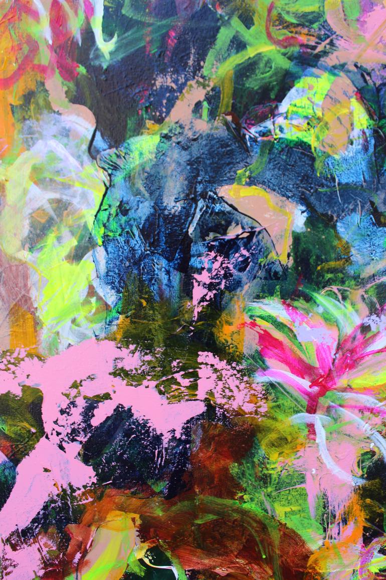 Original Abstract Expressionism Abstract Painting by Lisa Finlayson