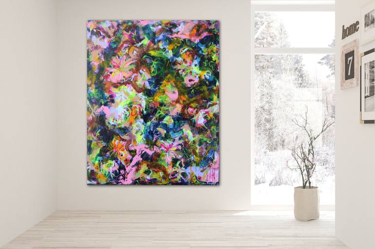 Original Abstract Expressionism Abstract Painting by Lisa Finlayson