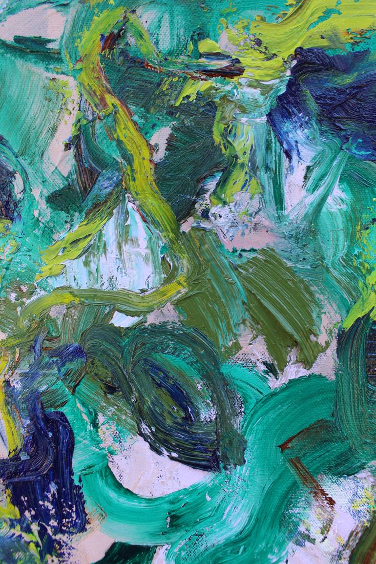 Original Abstract Expressionism Abstract Painting by Lisa Finlayson