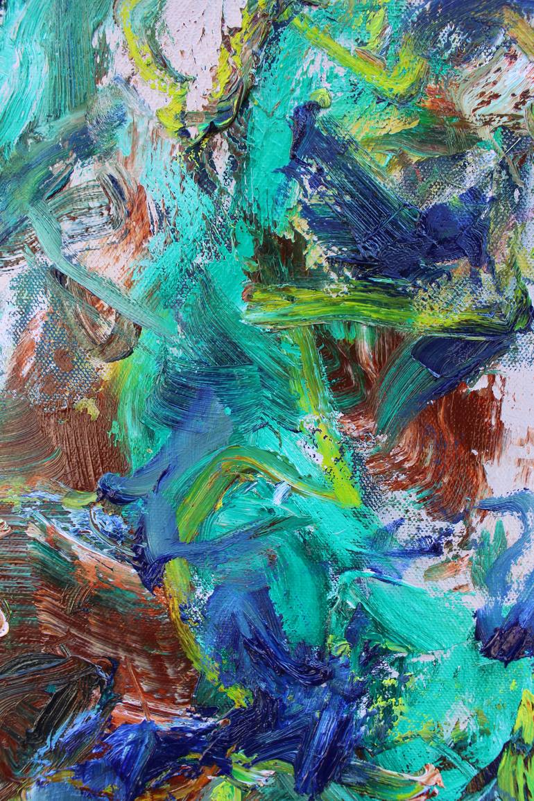 Original Abstract Expressionism Abstract Painting by Lisa Finlayson