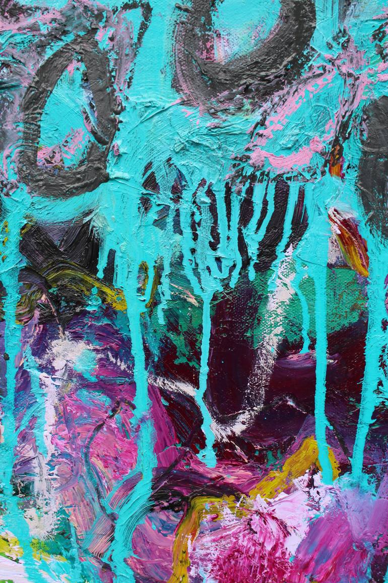 Original Abstract Expressionism Abstract Painting by Lisa Finlayson
