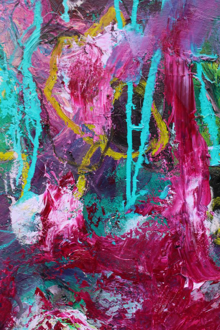 Original Abstract Expressionism Abstract Painting by Lisa Finlayson