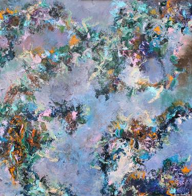 Original Abstract Expressionism Abstract Painting by Lisa Finlayson