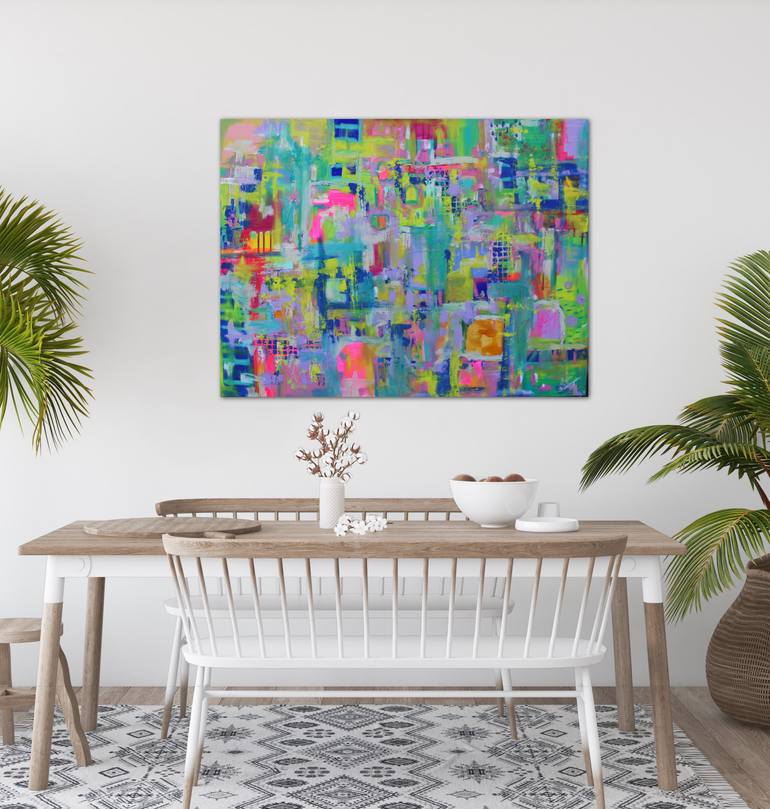 Original Abstract Painting by Lisa Finlayson