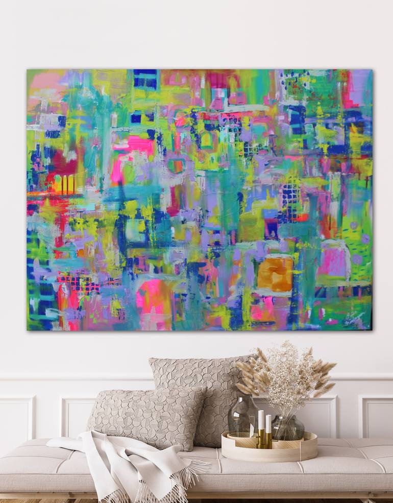 Original Abstract Painting by Lisa Finlayson