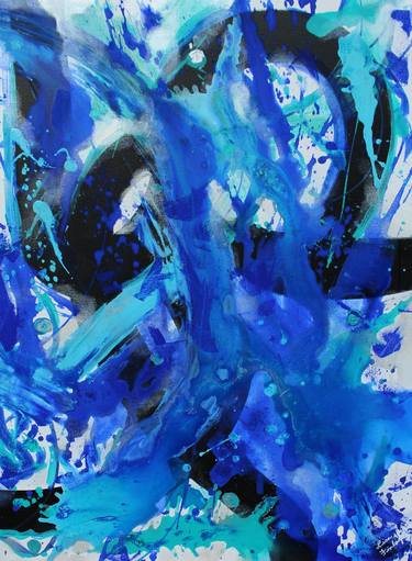 Original Abstract Expressionism Abstract Paintings by Lisa Finlayson
