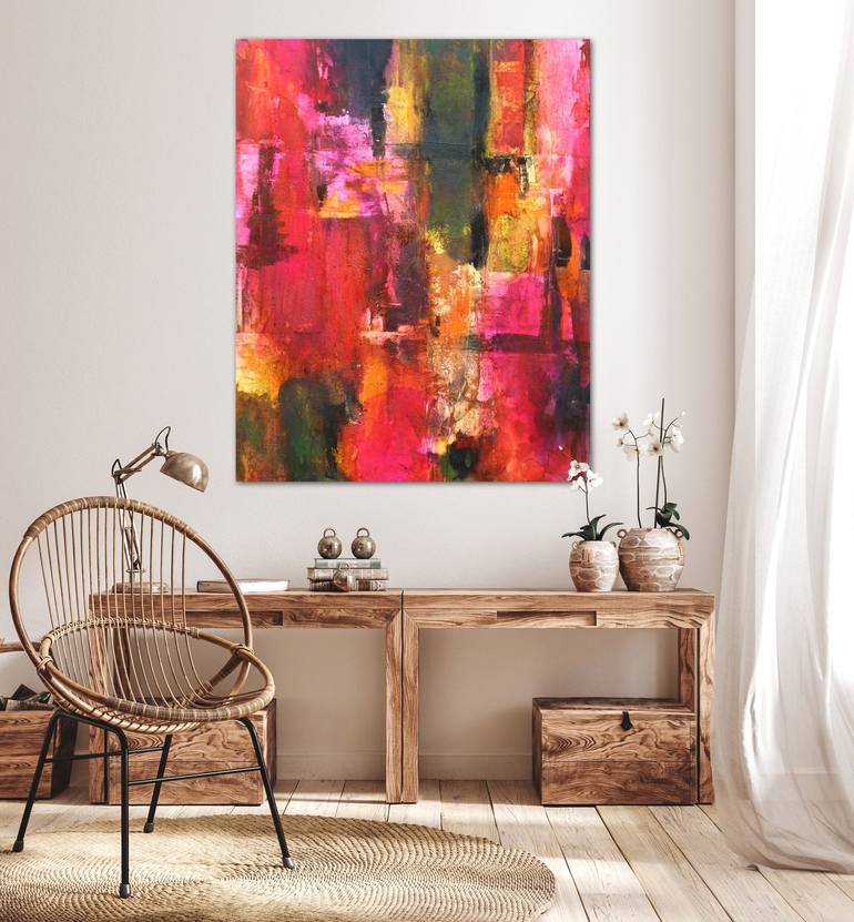 Original Abstract Expressionism Abstract Painting by Lisa Finlayson