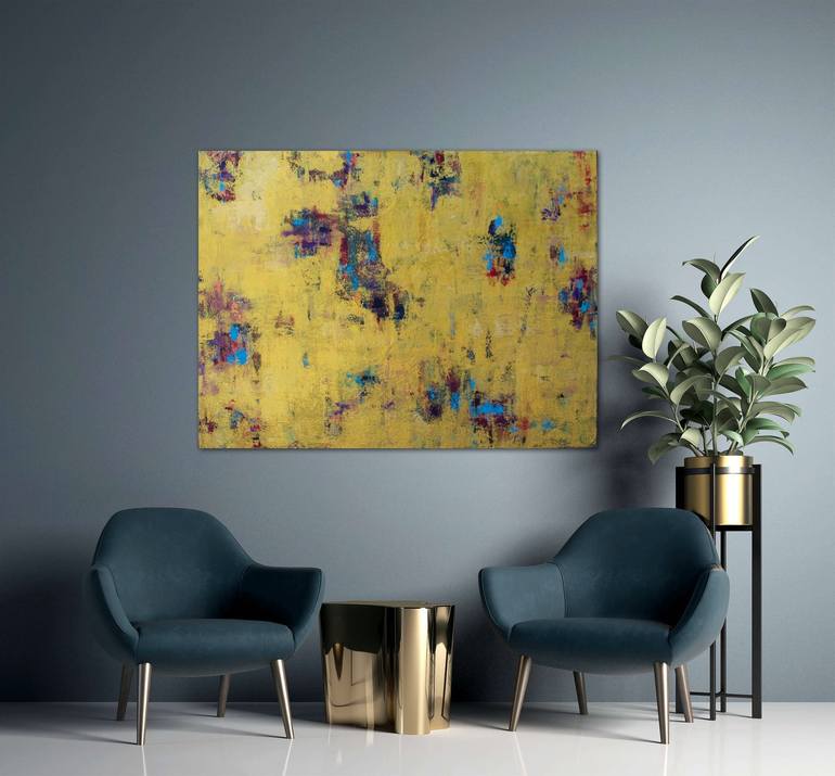 Original Abstract Expressionism Abstract Painting by Lisa Finlayson