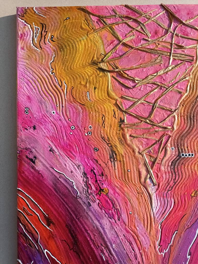 Original Abstract Expressionism Abstract Painting by Khatis Khatis