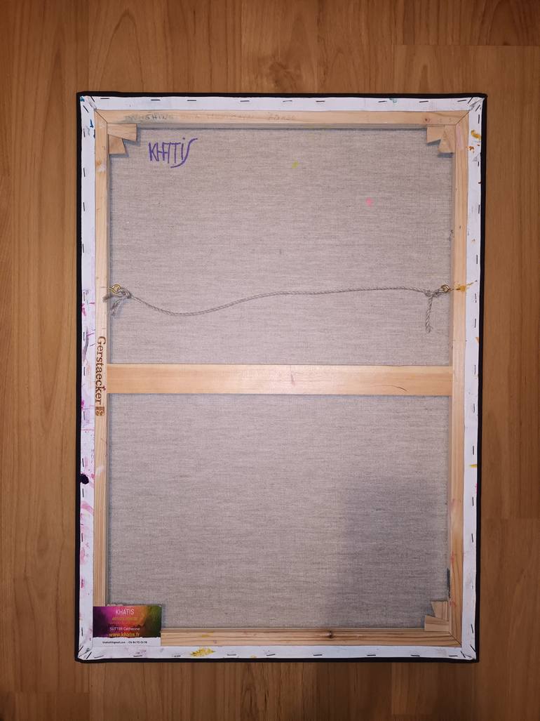 Original Abstract Expressionism Abstract Painting by Khatis Khatis