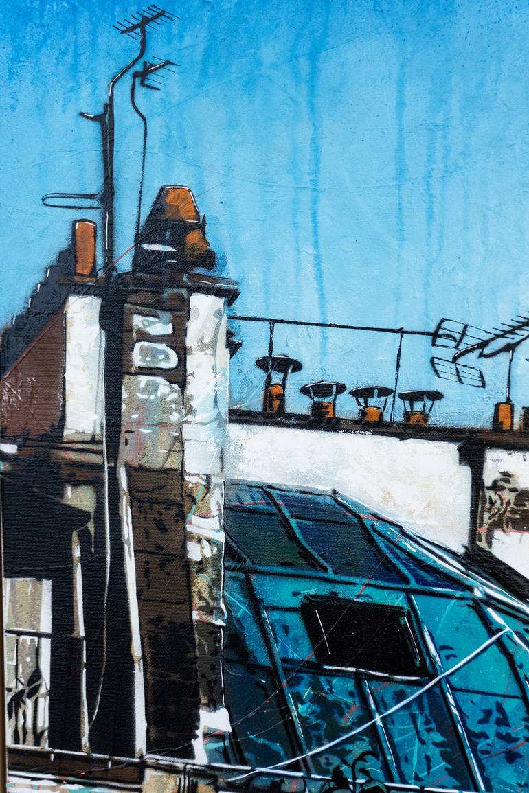Original Contemporary Architecture Painting by Geoff Cunningham