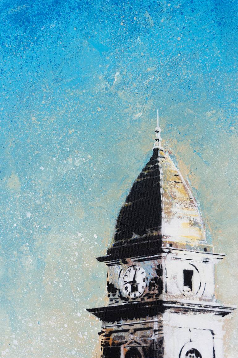 Original Impressionism Cities Painting by Geoff Cunningham