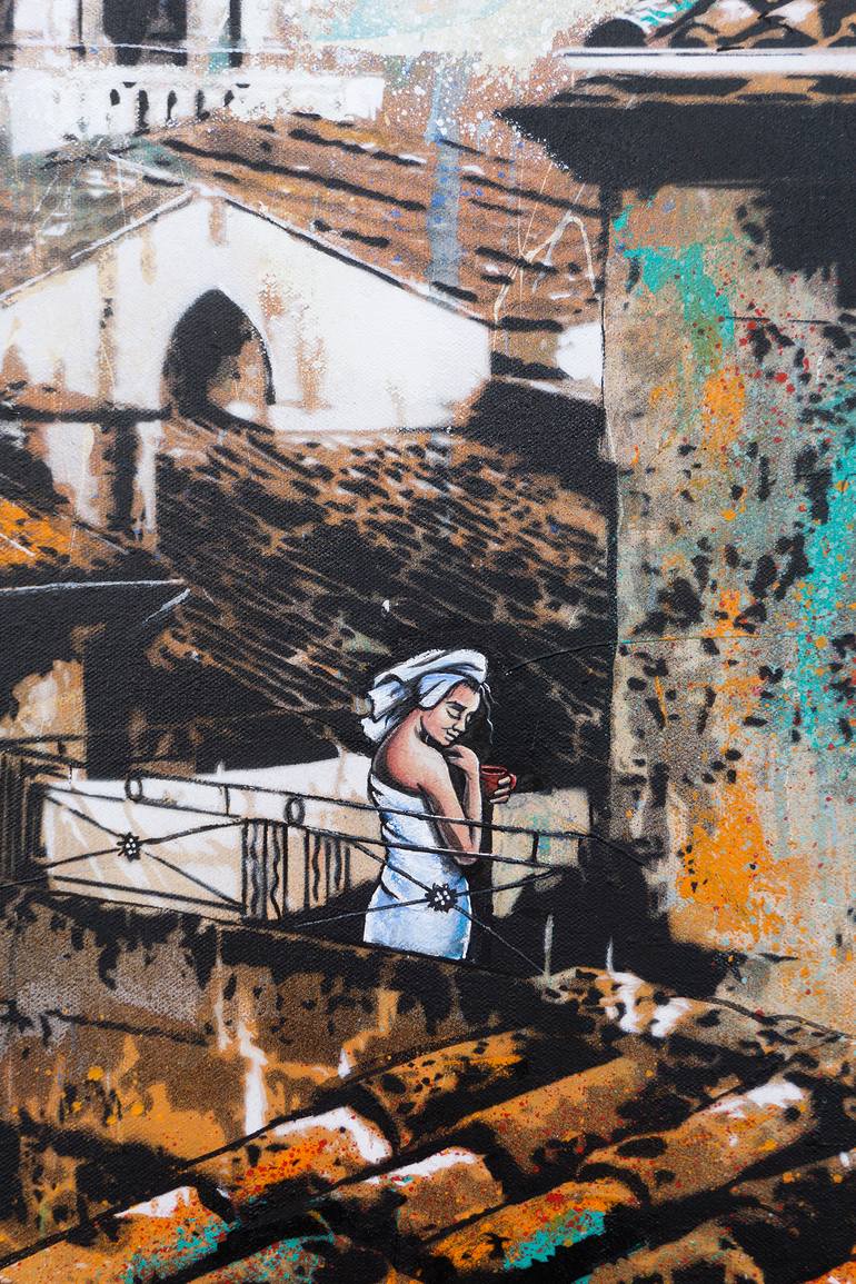 Original Impressionism Cities Painting by Geoff Cunningham