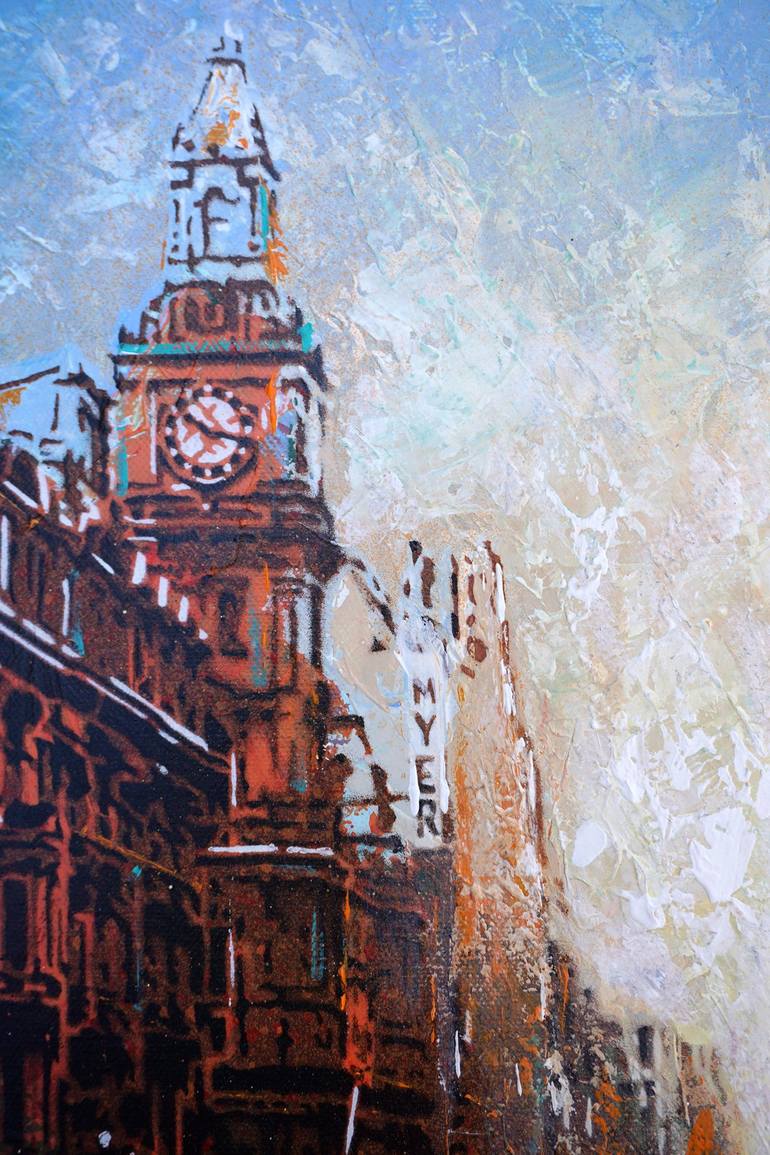 Original Impressionism Cities Painting by Geoff Cunningham