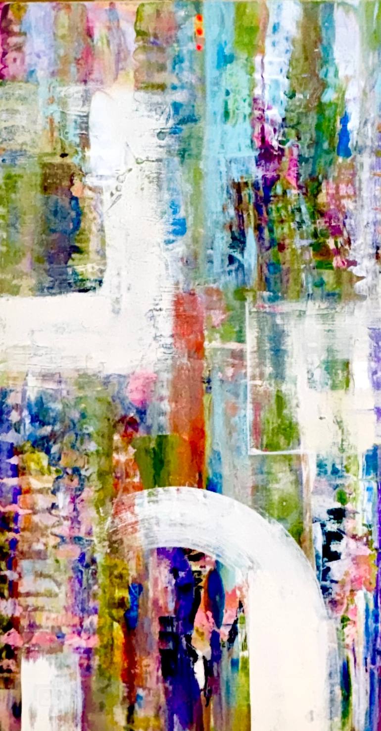 Original Abstract Expressionism Abstract Painting by Melissa Benedek