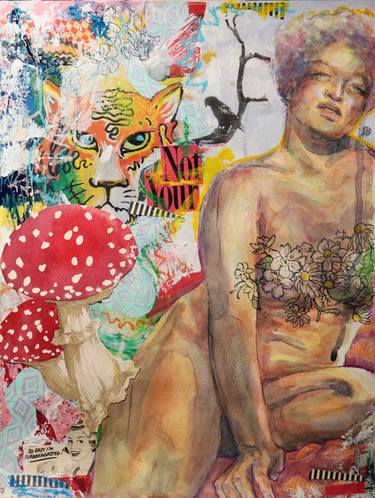 Print of Figurative Women Mixed Media by Lynell Ingram