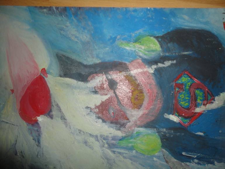 Original Contemporary Erotic Painting by Giovanni Johnci Fancyrose Caputo