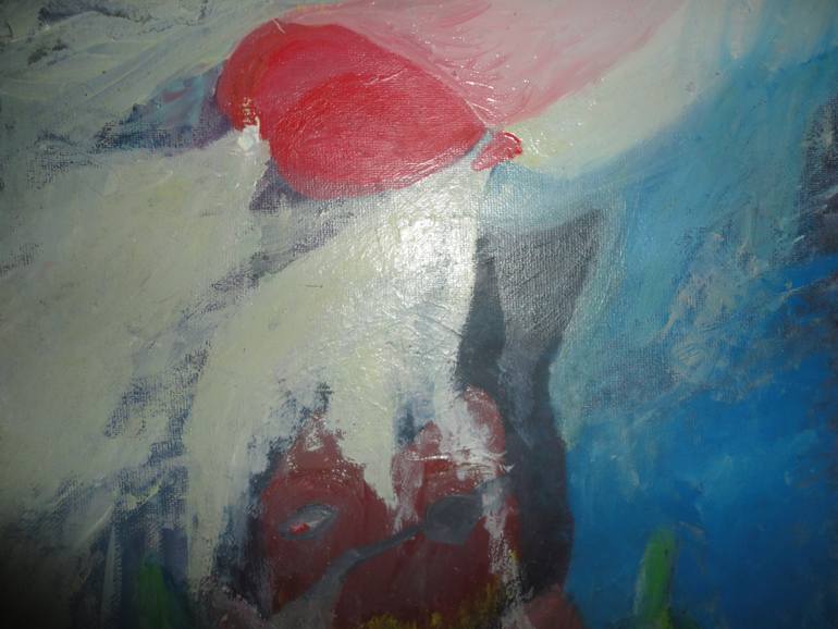 Original Contemporary Erotic Painting by Giovanni Johnci Fancyrose Caputo