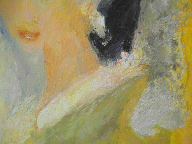 Original Impressionism Women Painting by Giovanni Johnci Fancyrose Caputo