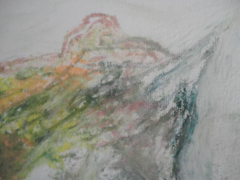 Original Impressionism Beach Painting by Giovanni Johnci Fancyrose Caputo