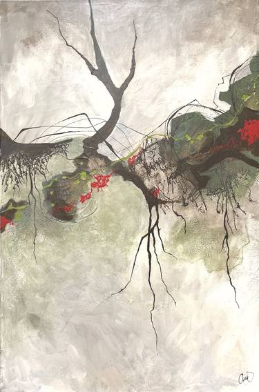 Original Abstract Expressionism Nature Paintings by Anneke Dekker