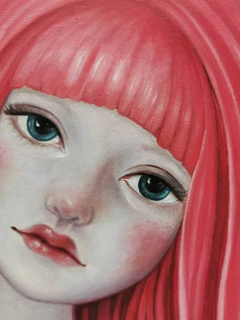 Original Surrealism Fantasy Painting by Tara Liu