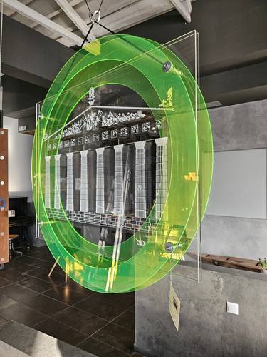 Original Contemporary Architecture Mixed Media by Afroditi Papadimitriou