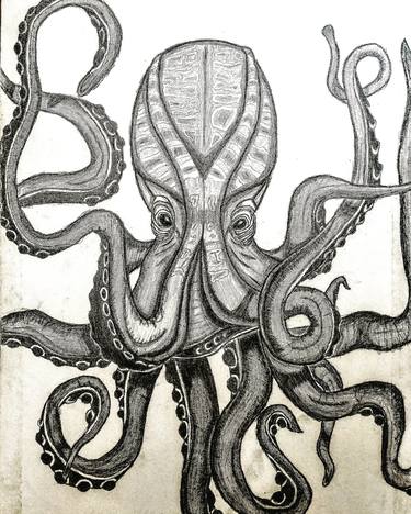 Print of Animal Drawings by Hexigon Knight