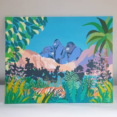 Original Contemporary Animal Painting by Scott Brenman