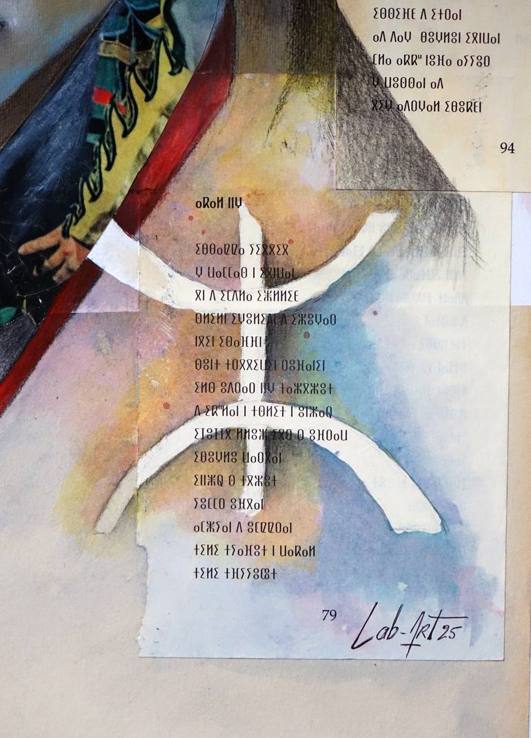 Original Contemporary Travel Mixed Media by Berengere Labarthe
