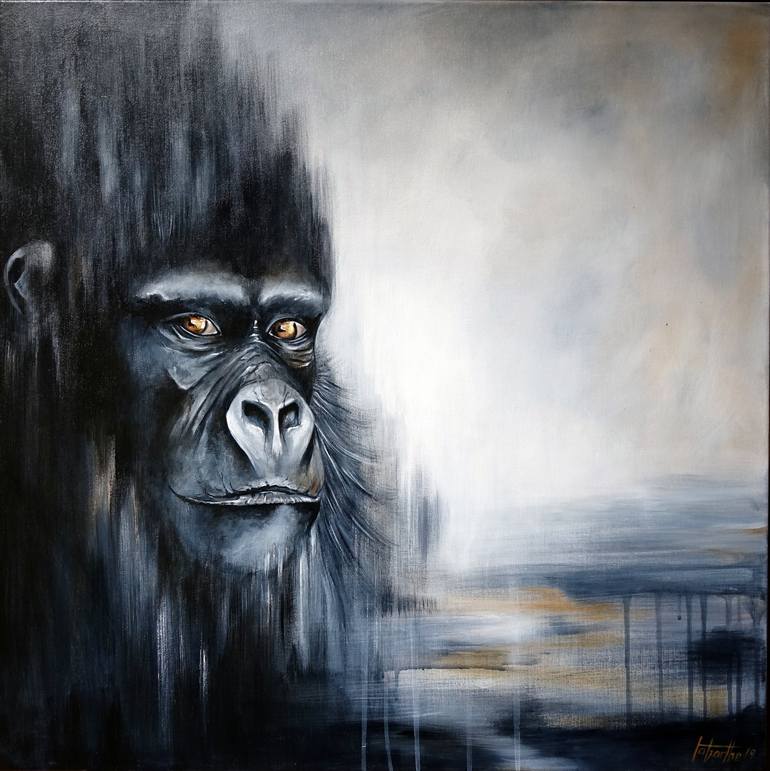 Gorilla Painting